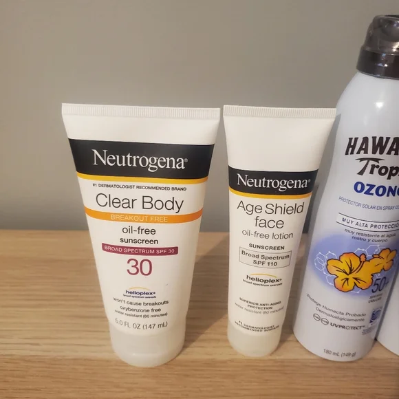 Pacifica, Hawaiian Tropic, Neutrogena Sunscreen Bundle - Picture 2 of 5